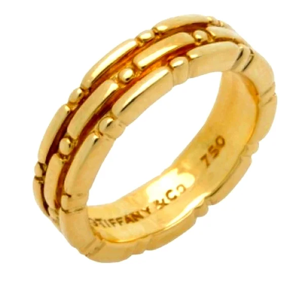 SOLD IN OUR STORE 18K Tiffany & Co. Yellow Gold Band Beautiful Stunning - Picture 2 of 4
